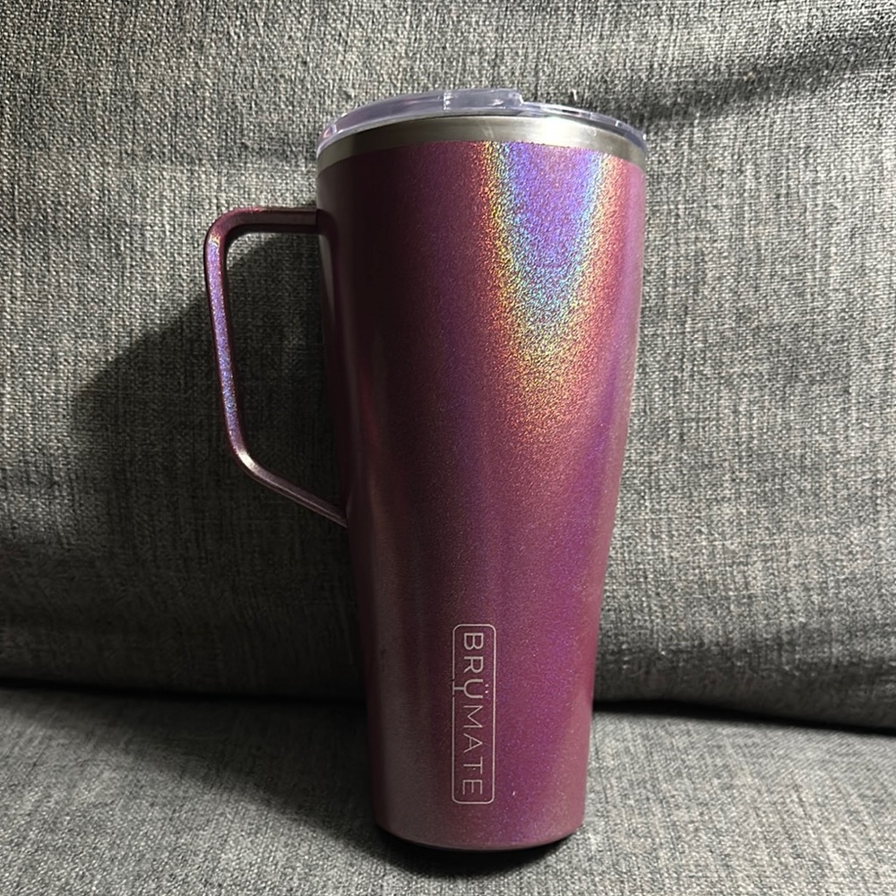 BrüMate glitter Merlot Toddy 32oz